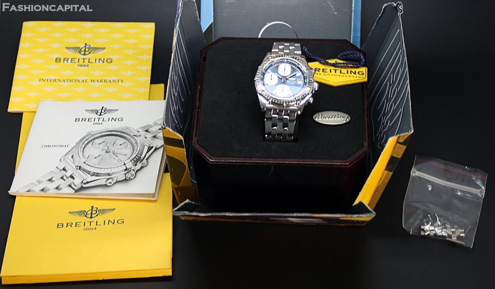 BREITLING CHRONOMAT Automatic CHRONOGRAPH Date A13050.1 Men Watch USA seller EBAY Auction